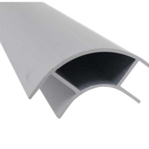 Empalme de aluminio media luna para tableros 2200 mm (abierto por los dos lados)