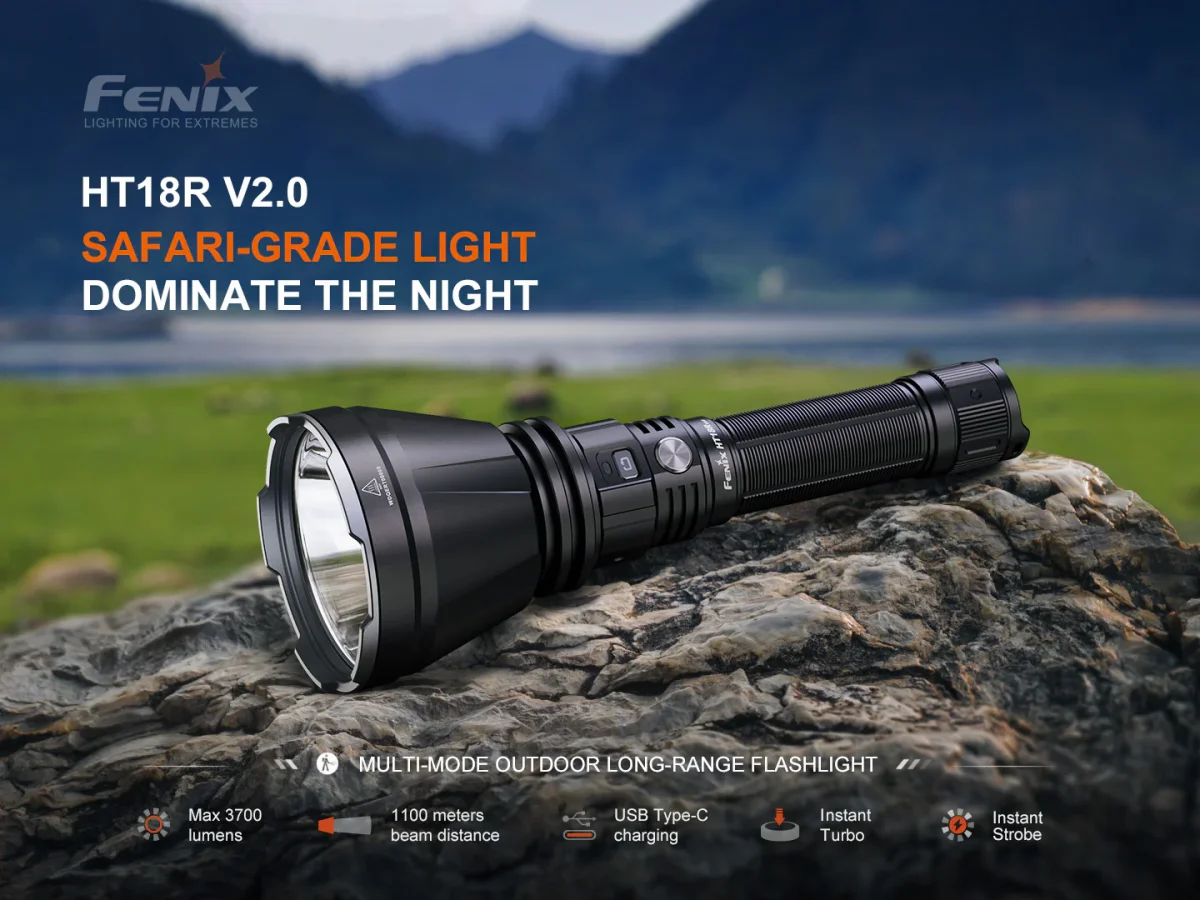 Linterna Fenix HT18R V2.0 3700 LUMENES - Imagen 3