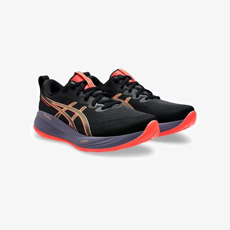 ASICS GEL CUMULUS 27 BLACK/CORAL - Imagen 4