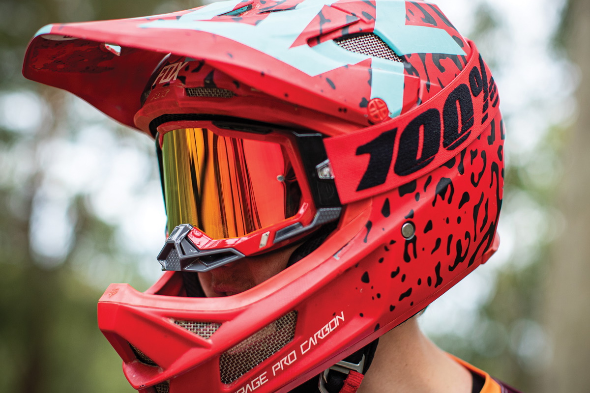 Gafas máscara 100% – ACCURI 2® Goggle – Moore – Mirror Red/Blue Lens - Imagen 4