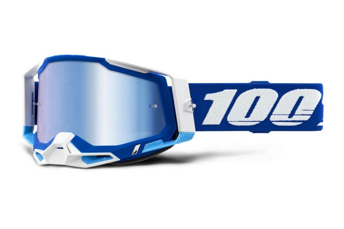 Gafas máscara 100% – RACECRAFT2 Goggle – Mirror Blue Lens - Imagen 2
