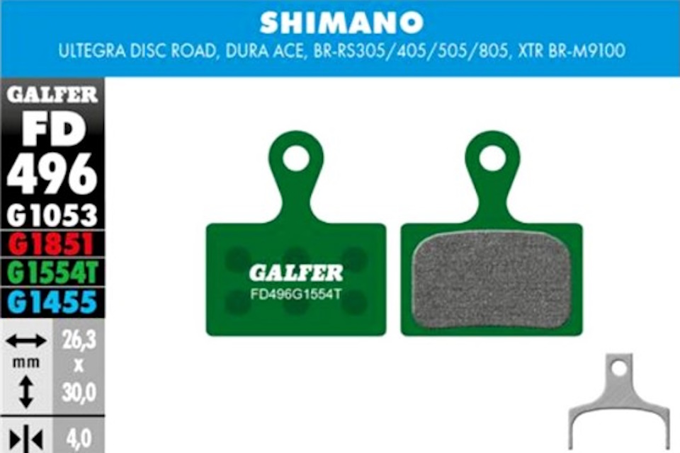 Pastillas de freno Galfer FD496 – Pro – G1554 – Shimano