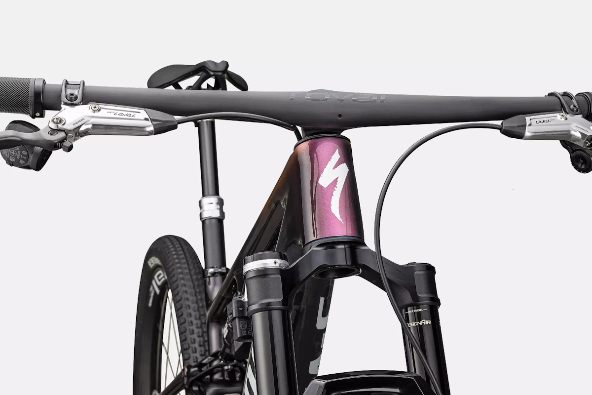 Specialized S-Works Epic 8 – Gloss Carbon/Metallic Vivid Pink/Viavi Magenta Gold/Metallic Midnight Shadow/White - Imagen 6